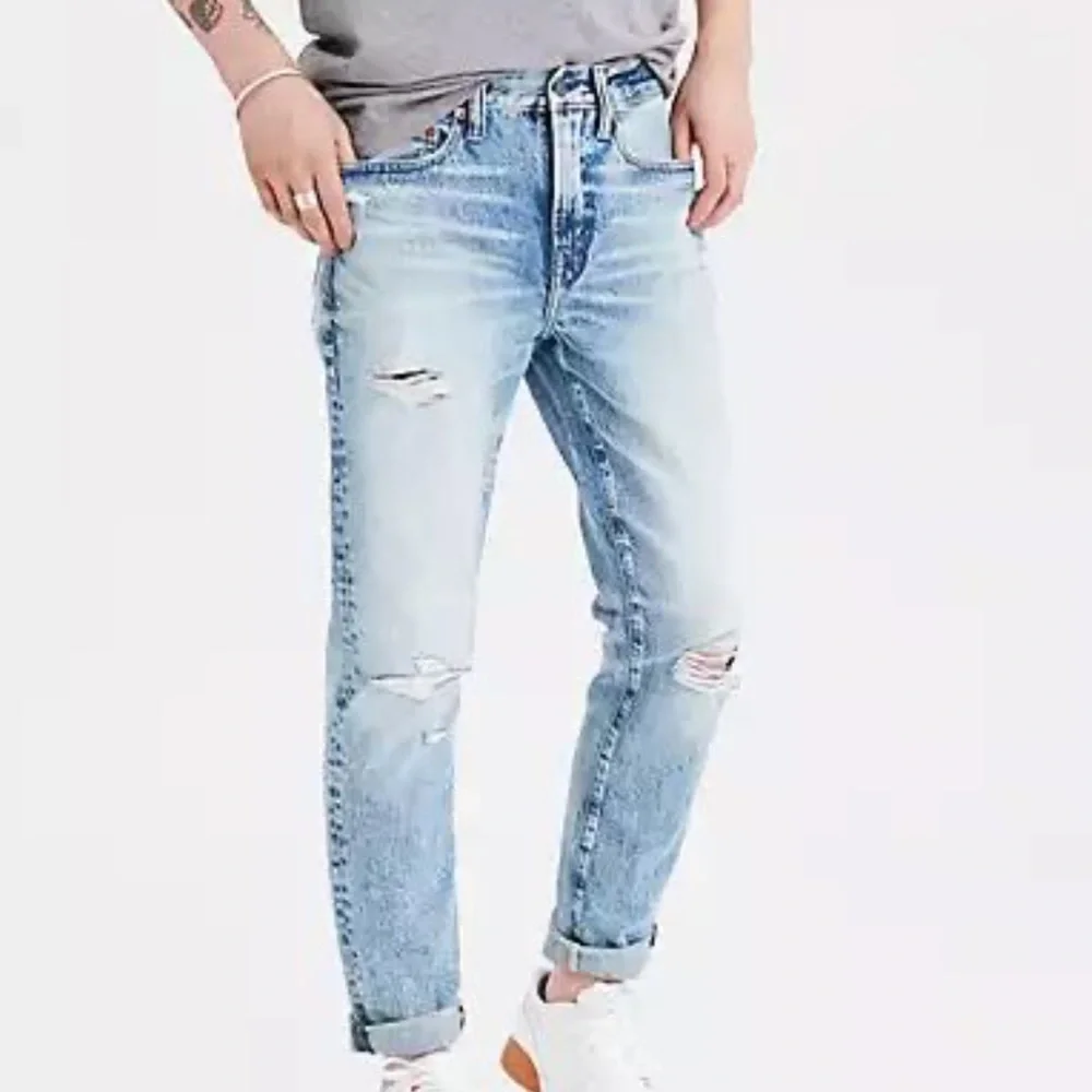 American Eagle Outfitters Light Blue Skinny Jeans - Picture 1 of 11